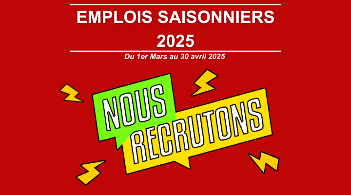 EMPLOIS SAISONNIERS