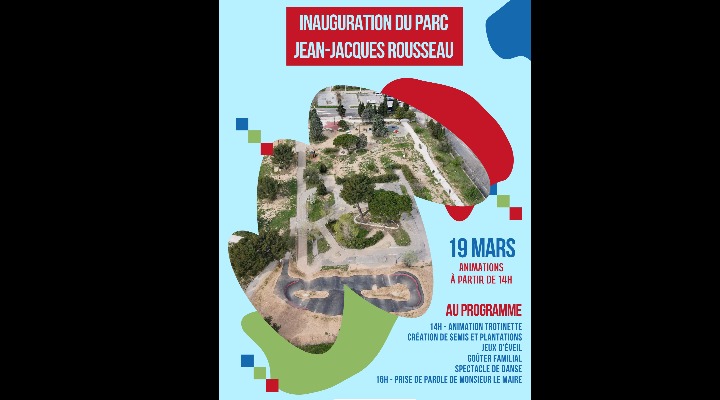 19/03: Inauguration du parc Jean Jacques Rousseau