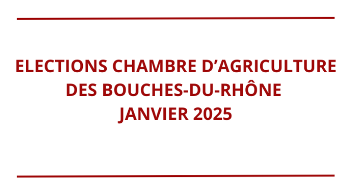 Les élections à la chambre départementale de l'agriculture